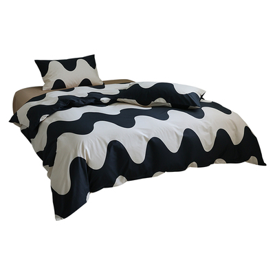 简约风纯棉全棉斜纹印花被罩夏季