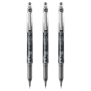 日本PILOT百乐中性笔P500考试笔整盒装正品学生用刷题水笔黑笔0.5针管签字笔黑色考试用