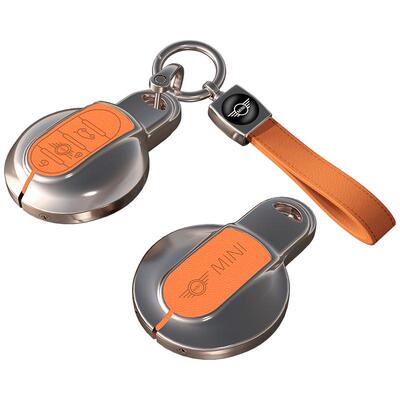 适用于迷你钥匙套带标金属壳