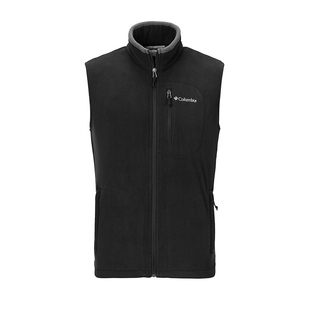 2025秋冬哥伦比亚户外男加厚保暖舒适防风立领抓绒马甲背心AE1056