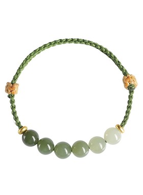 天然和田玉女手链新中式复古轻奢