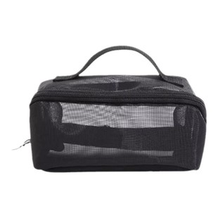 网纱透明化妆包女新款高颜值便携式旅行洗漱超大容量收纳包袋学生