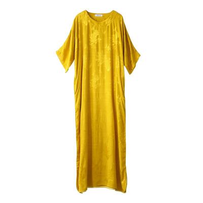 国风连衣裙天丝提花设计原创