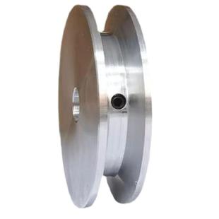 铝合金单槽O型三角皮带轮无台阶O带轮V型槽轮传动带轮 主轴皮带轮