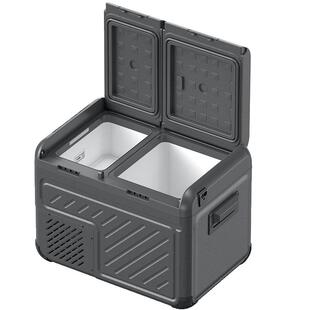 骑炫2025新款车载冰箱美芝压缩机双温双控12v24v汽车冷冻车家两用