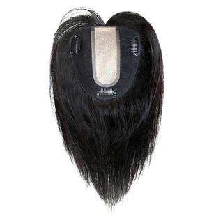 瑞家假发片女头顶蓬松增发量高颅顶假发真发全真人发遮白发补发片