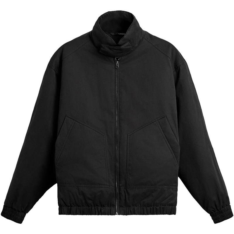 西班牙单！秋冬立领宽松棉服夹克