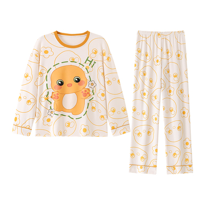 女大童秋款睡衣套装纯棉长袖女孩