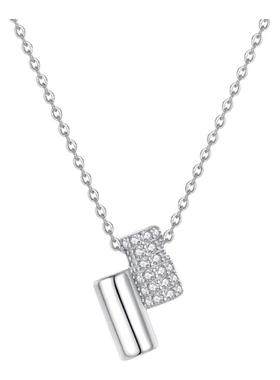 遇·图YUTU几何拼钻银饰项链女