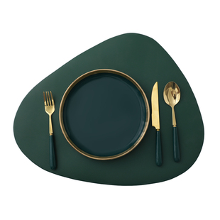 欧式餐垫皮革防水布艺防油桌垫隔热垫西餐垫餐桌垫碗垫盘子垫防滑