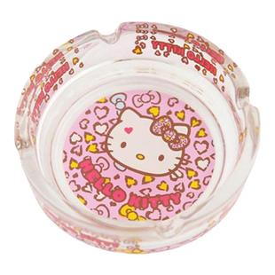 卡通烟灰缸可爱少女创意个性潮流家用烟缸玻璃办公室客厅网红礼物