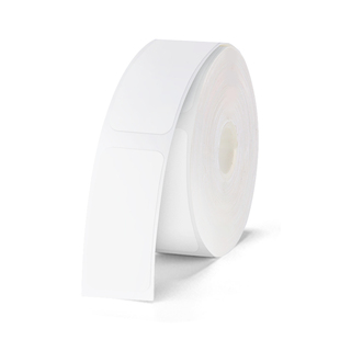 雅柯莱D30N/D30s三防热敏标签纸白色不干胶打印纸价签纸食品留样pet透明纸家用姓名名字贴开关标识圆形贴纸