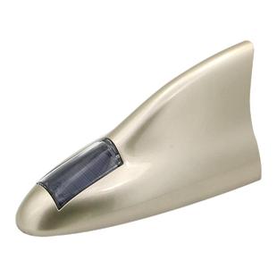 鲨鱼鳍太阳能爆闪灯汽车装饰天线通用车顶防追尾LED收音机改装饰