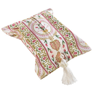 范居态度粉佳人美式复古车载纸巾盒客厅茶几纸巾套家用纸巾抽纸盒