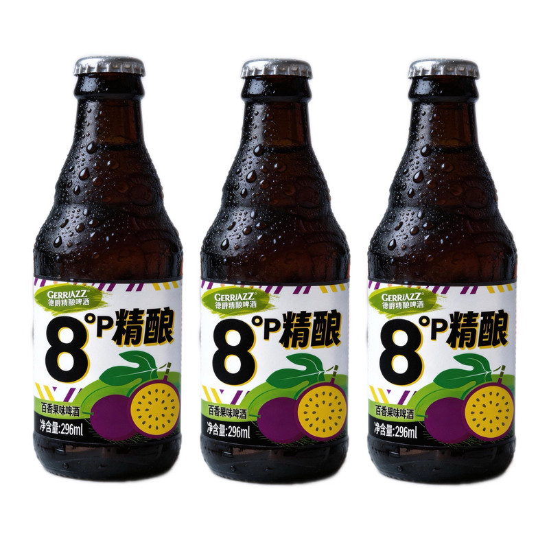 德爵百香果微醺啤酒24瓶整箱