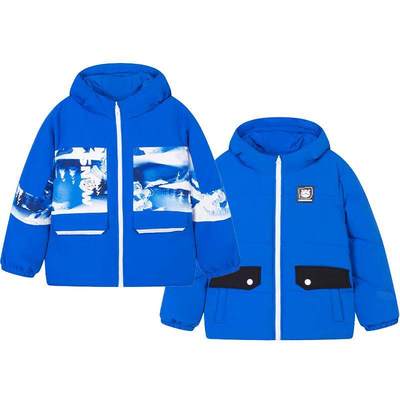 【商场同款】361童装男童两面穿羽绒服2025运动冬季新款小童外套