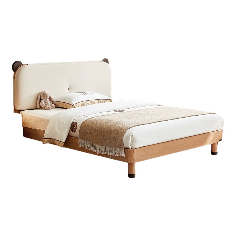 全友家居现代简约实木腿儿童床男儿童床/儿童抽拉床