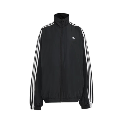 adidas阿迪达斯三叶草立领夹克女休闲运动梭织早春薄外套 KD2894