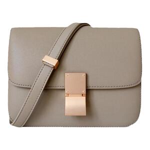 【正品版型】真皮手搓纹女豆腐包