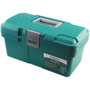 世达工具箱多功能维修五金大号收纳箱工具盒电工车载加厚塑料空箱