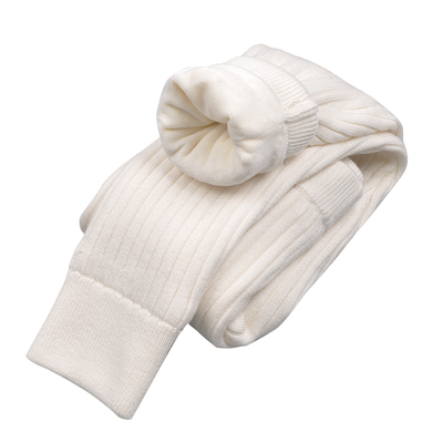 三优贝贝女童打底裤加绒加厚冬季保暖裤儿童毛裤棉裤宝宝白色裤子