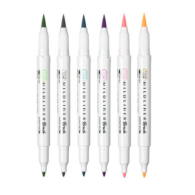 zebra荧光笔软毛淡色记号WFT8