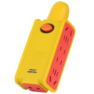 【16A6000W大功率】通用大功率加厚纯铜插座地拖工地专用接线板