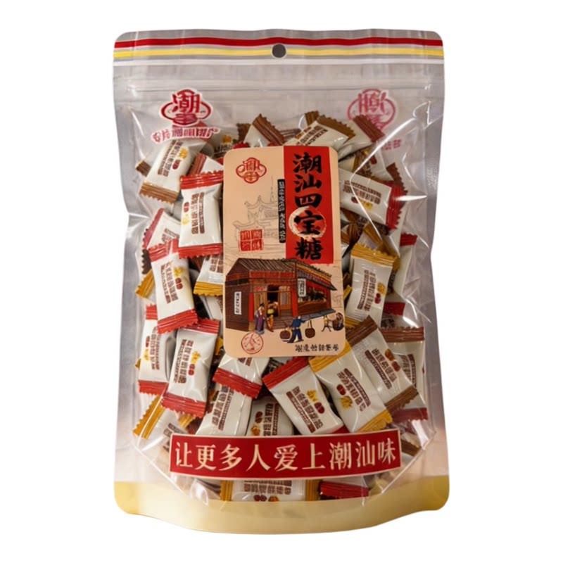 潮汕四宝糖果老香橼药桔润喉蜜饯