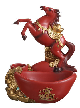 马年吉祥物钥匙收纳玄关柜摆件