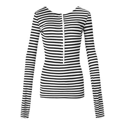 ourhour亨利领袖口开衩打底衣