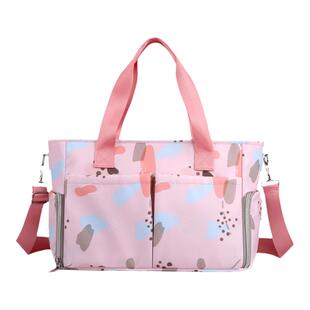 韩国ins时尚妈咪包宝妈带娃外出便捷妈妈包拎包隔层多功能母婴包