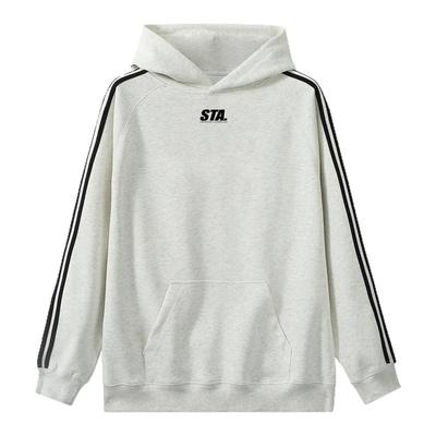 STA三条杆连帽卫衣宽松街头运动