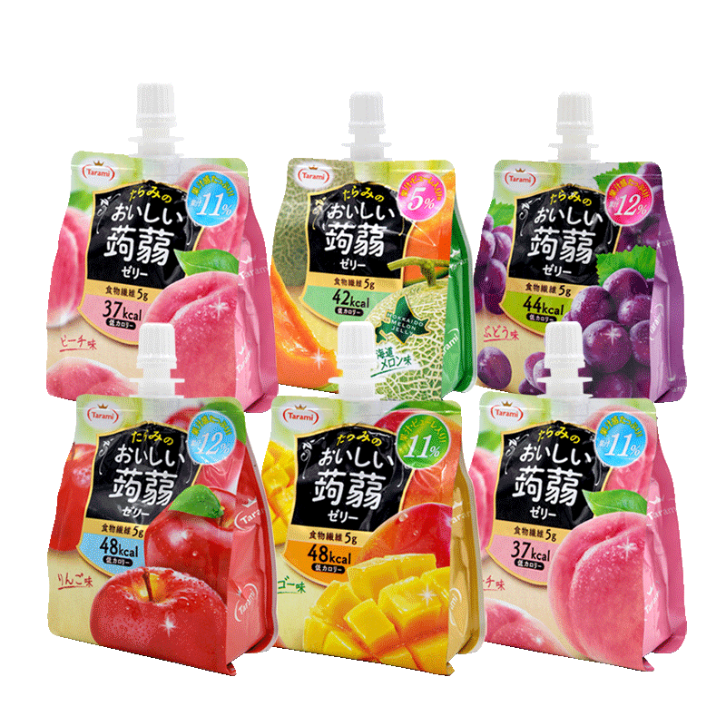 Tarami蒟蒻桃葡萄草莓苹果味果冻