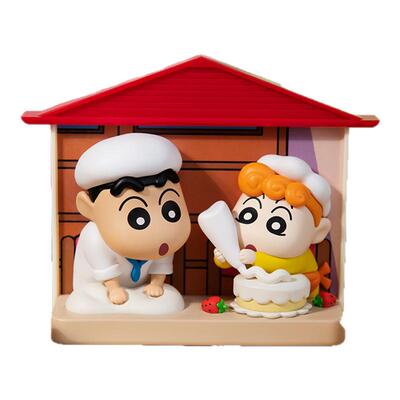 TOPTOY蜡笔小新野原家系列手办