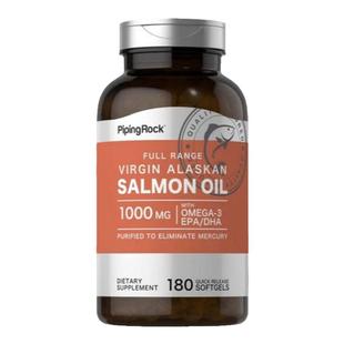 现货美国原装非澳洲深海鱼油软胶囊omega-3鲑鱼油DHA中老年鱼肝油