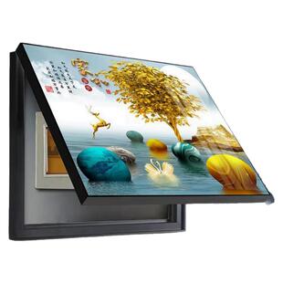 2026新款电表箱装饰画免打孔配电箱挂画创意遮挡多媒体开关盒壁画