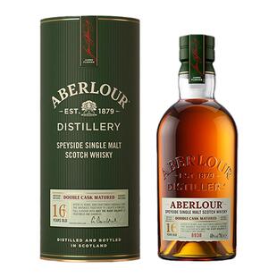 亚伯乐单一麦芽苏格兰威士忌16年双桶陈酿进口高地洋酒烈酒礼盒