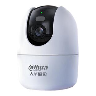 大华监控摄像头500万E6A-POR家用室内全景球机监控器摄影头无线