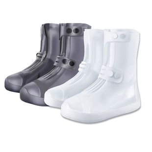 防水防滑雨靴加厚耐磨硅胶鞋儿童雨鞋套雨天防雨高筒水鞋中筒特厚