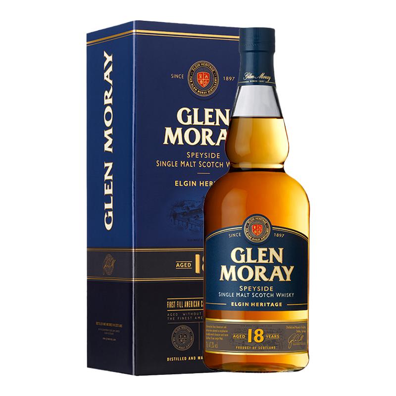 Glen Moray格蘭莫雷單一麥芽威士忌18年官方直營(yíng)原裝進(jìn)口