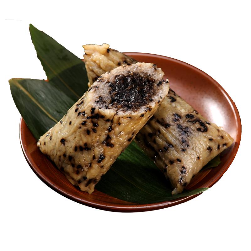 吴越斋招牌黑芝麻核桃粽真空速食大号美味肉粽鲜肉大粽子嘉兴口味