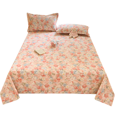 A类纯棉磨毛床单全棉单人被单