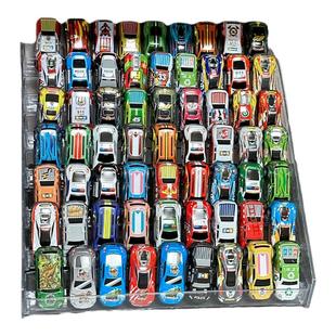 儿童玩具车展示架1:64风火轮合金模型小汽车收纳盒亚克力多层阶梯