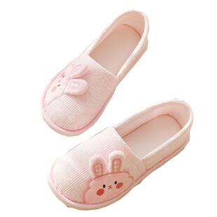 月子鞋春秋款34月份薄款软底包跟产妇鞋子防滑可爱春夏孕妇棉拖鞋