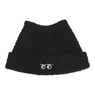 云朵工厂小猫毛绒针织帽可爱猫耳朵毛线帽子女秋冬新款保暖护耳帽