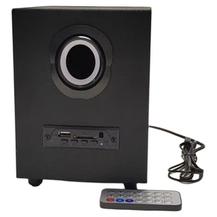 包邮 4寸蓝牙低音炮单炮2.1重低音木质USB音箱可插卡插优盘纯低音