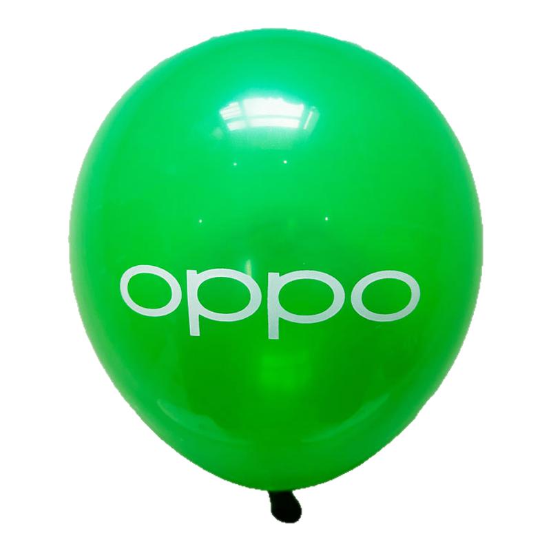 手机店装饰印字气球oppo促销宣传