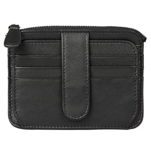 古造真皮男女卡包头层牛皮多卡位大容量便携零钱包纯色收纳包卡夹