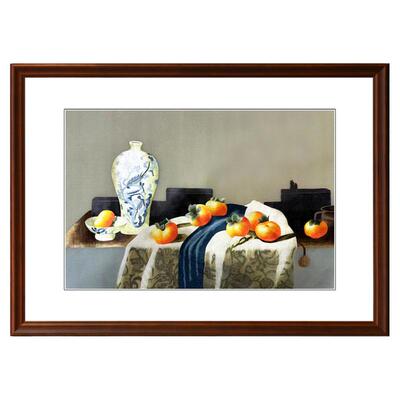 苏绣刺绣餐厅装饰画静物