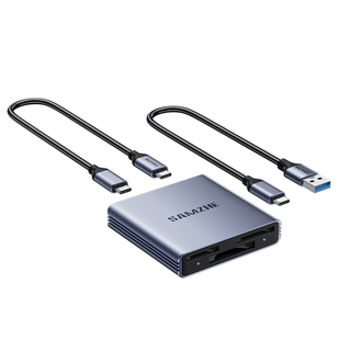 山泽cfe读卡器CFexpress Type A内存SD卡cfa存储卡适用索尼A1相机TOUGH三防FX6/FX3/A7S3/a7m4高速typec口USB